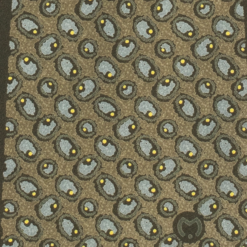 Circle Motif Original Vintage Silk Tie - Image 2