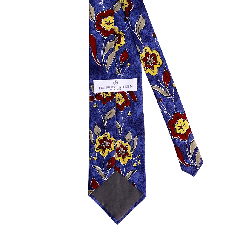 KIESELSTEIN-CORD Handmade Red Floral Design Silk Tie – SARTORIALE